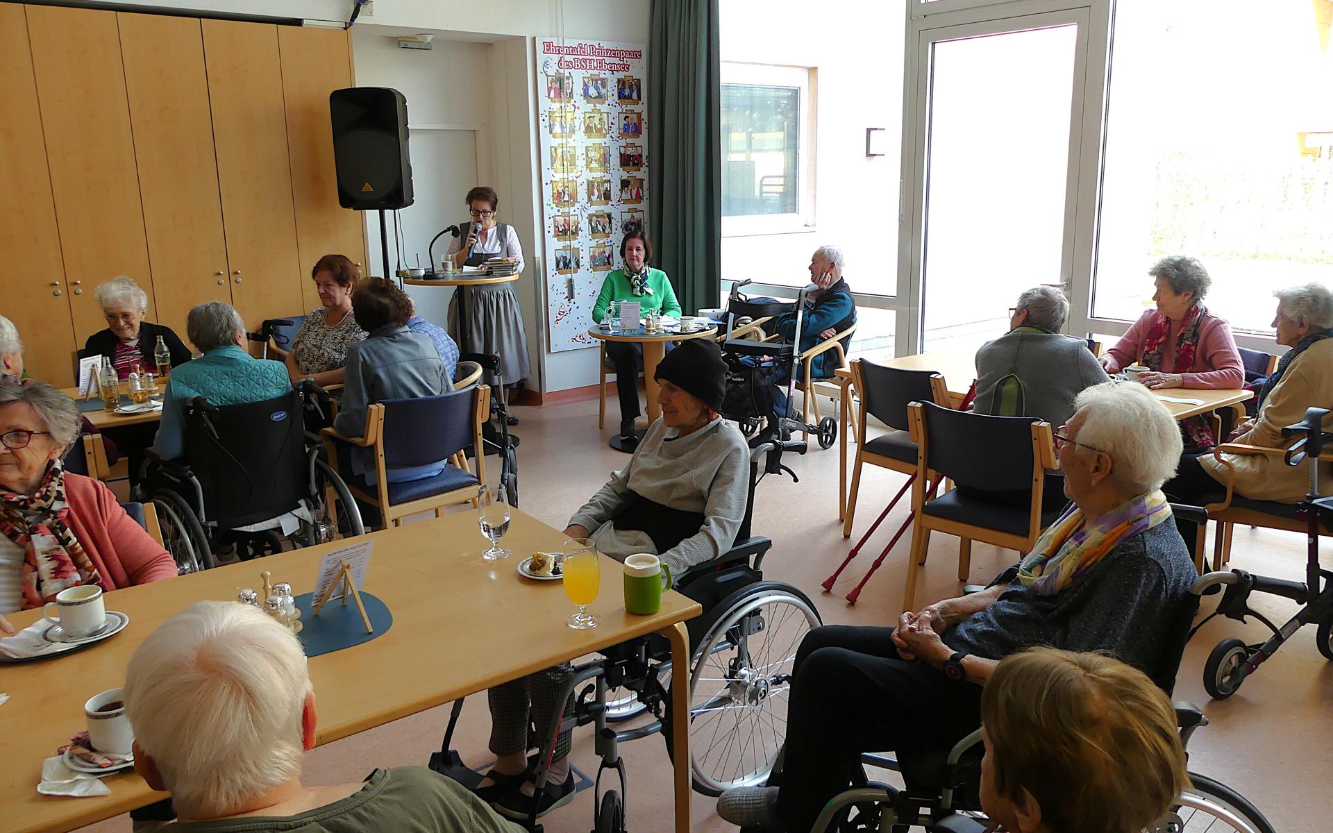 Lesung im Seniorenheim